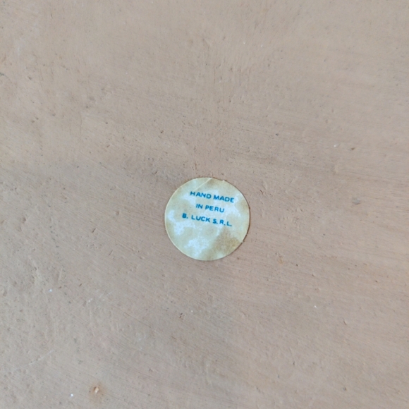 Nativity Wall Plaque Terra Cotta Pottery Handmade In Perú By B. Luck Vintage - Picture 6 of 8